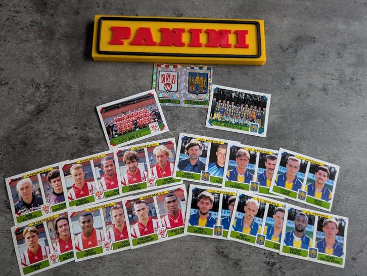 PANINI STICKERS 15X FOOTBALL 95 WAREGEM / WESTERLO voetbal, Hobby en Vrije tijd, Stickers en Plaatjes, Nieuw, Ophalen of Verzenden