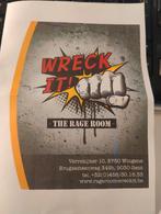Waardebon Wreck It - The Rage Room Wingene, Tickets en Kaartjes, Kortingen en Cadeaubonnen