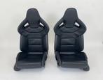 RECARO Autostoelen VW Golf 6 R Leder Zwart, Ophalen of Verzenden, Gebruikt