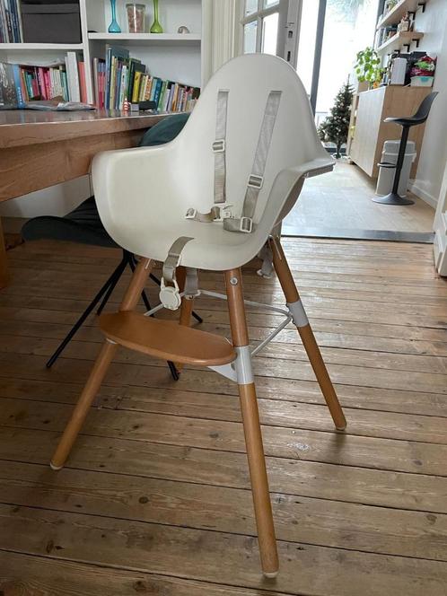 Childwood Evolu 2 kinderstoel, Kinderen en Baby's, Kinderstoelen, Gebruikt, Aanschuifbaar, Afneembaar eetblad, Gordel(s), Stoelverkleiner
