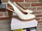 Sandales Zinda blanc cassé - 39 - NEUVES - 159 euros, Vêtements | Femmes, Chaussures, Neuf, Enlèvement ou Envoi, Beige, Escarpins