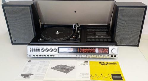 Grundig hi fi studio RPC300a ( nieuwstaat ) met docu., Audio, Tv en Foto, Platenspelers, Zo goed als nieuw, Platenspeler, Overige merken