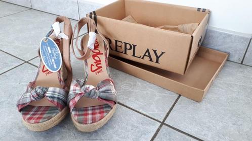 Sandalen, Replay (retrolook - Rockabilly), maat 39, Kleding | Dames, Schoenen, Nieuw, Sandalen of Muiltjes, Ophalen of Verzenden