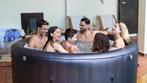 opblaasbare jacuzzi, Tuin en Terras, Bubbelbaden en Hottubs, Ophalen, Zo goed als nieuw