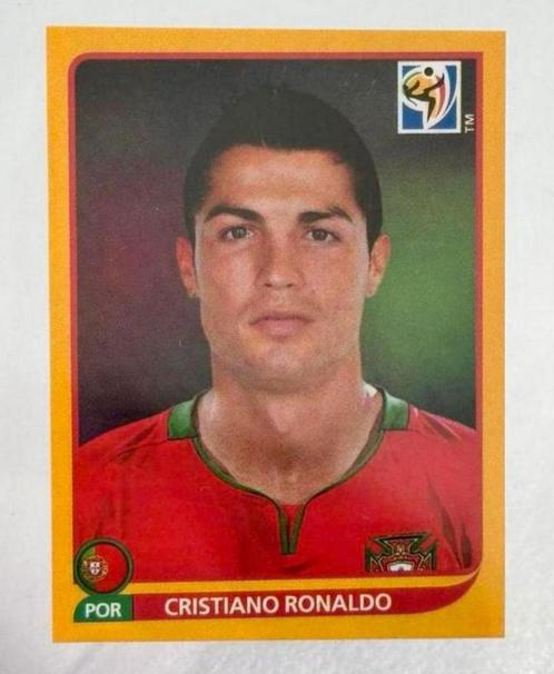 Panini Sticker Cristiano Ronaldo #559 2010 swiss ed yellow, Verzamelen, Sportartikelen en Voetbal, Nieuw, Spelerskaart, Ophalen of Verzenden