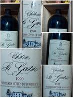 5L Jerobeam 1990 Chateau La Gontrie Premières Côtes Bordeaux, Ophalen, Frankrijk, Zo goed als nieuw, Rode wijn