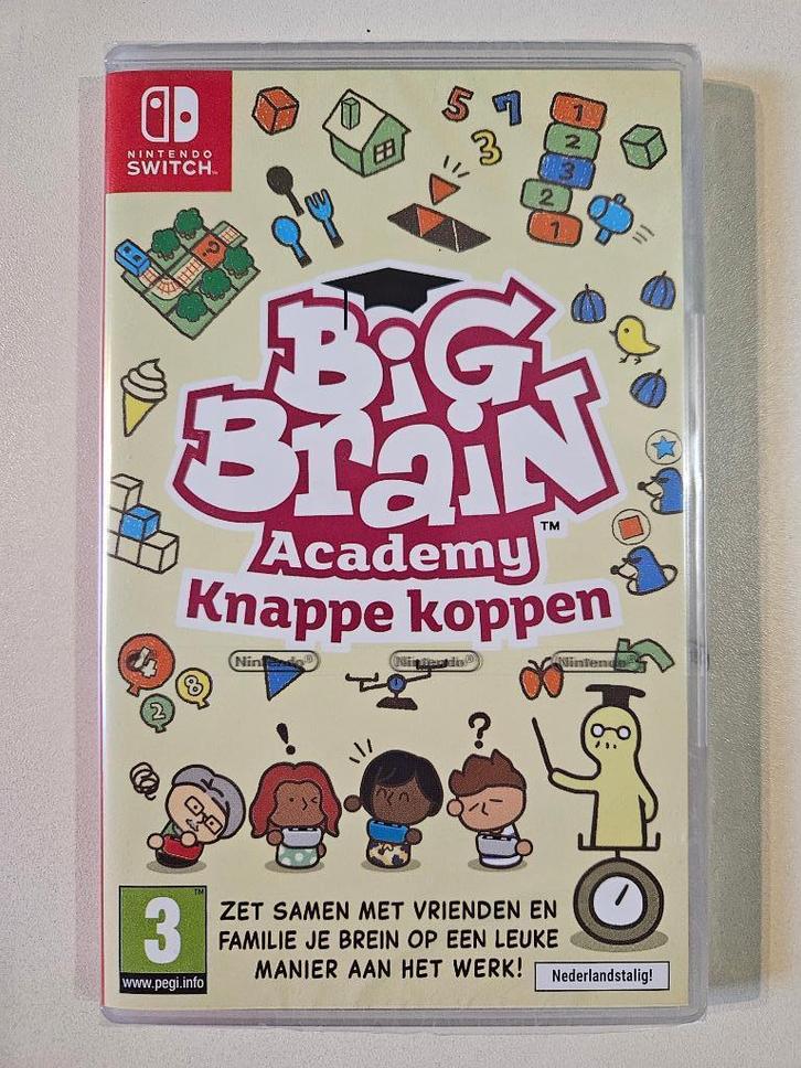 Big Brain Academy: Knappe koppen / Switch (Nieuw), Games en Spelcomputers, Games | Nintendo Switch, Nieuw, Puzzel en Educatief