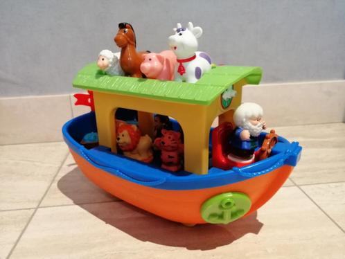 Ark van Noah met 9 dieren en Noah, Kinderen en Baby's, Speelgoed | Educatief en Creatief, Zo goed als nieuw, Taal en Lezen, Ontdekken