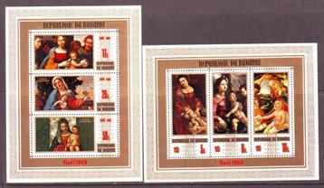 Postzegels thema Kerstmis / religie : zegels en FDC's