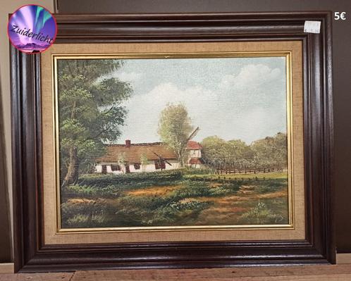 Schilderij - Stil landschap, Antiek en Kunst, Kunst | Schilderijen | Klassiek, Ophalen