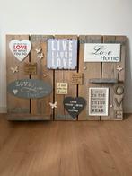 Handgemaakte wanddecoratie van stijgerhout - 100 x 70 cm, Enlèvement, Comme neuf