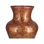 Vase en Verre Peint Doré et Rouge, Antiquités & Art, Antiquités | Vases, Enlèvement ou Envoi