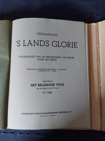 Boek uit de verzameling 's Lands Glorie, Het Belgische Volk beschikbaar voor biedingen