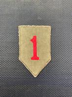 1st Infantry Division ww2 patch, Verzamelen, Militaria | Tweede Wereldoorlog, Ophalen of Verzenden