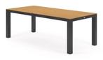Calzo Tuintafel Rechthoekig In Zwart Aluminium En Polywood!!, Ophalen, Zo goed als nieuw, Rechthoekig, Aluminium
