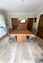 Table a manger + chaise, Ophalen, Zo goed als nieuw, Vijf personen of meer, Vierkant