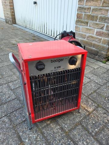 Electrische kagel/heater 9kw merk bauger, Enlèvement, Utilisé