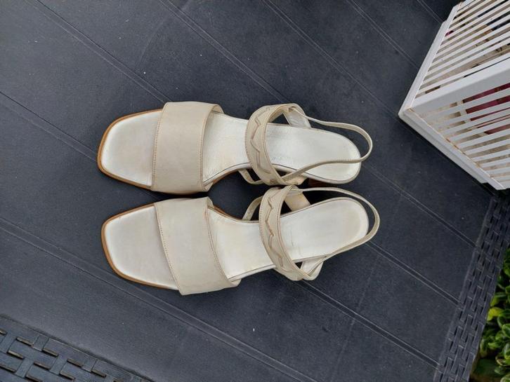 SANDALES FEMMES, Kleding | Dames, Schoenen, Gedragen, Sandalen of Muiltjes, Wit, Ophalen