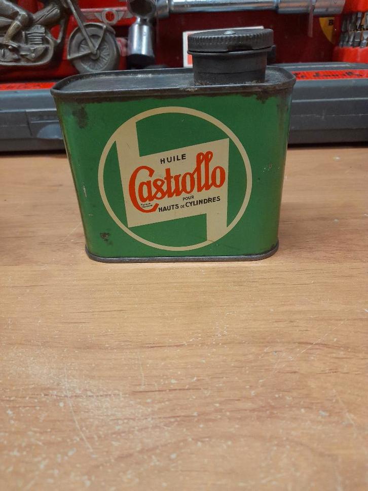 ancien bidon huile vide castrol castrollo, Collections, Marques & Objets publicitaires, Utilisé, Autres types, Envoi