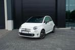 Fiat 500 cabriolet, Cabriolet, Leder en Stof, Wit, Particulier