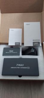 PWAY hdmi splitter / extender, Computers en Software, Ophalen of Verzenden, Zo goed als nieuw
