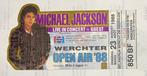 Michael Jackson inkom ticket 1988 Werchter, Tickets en Kaartjes, Concerten | Nederlandstalig