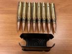WWII - clips de GARAND garni avec cartouches INERTES, Envoi, Autres, Autres types