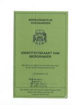 Hoegaarden bier, Verboden Vrucht bierpaspoort 1982, Ophalen of Verzenden, Zo goed als nieuw, Overige typen