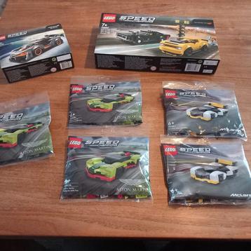 Lego speed champions Dodge + McLaren + Aston Martin 