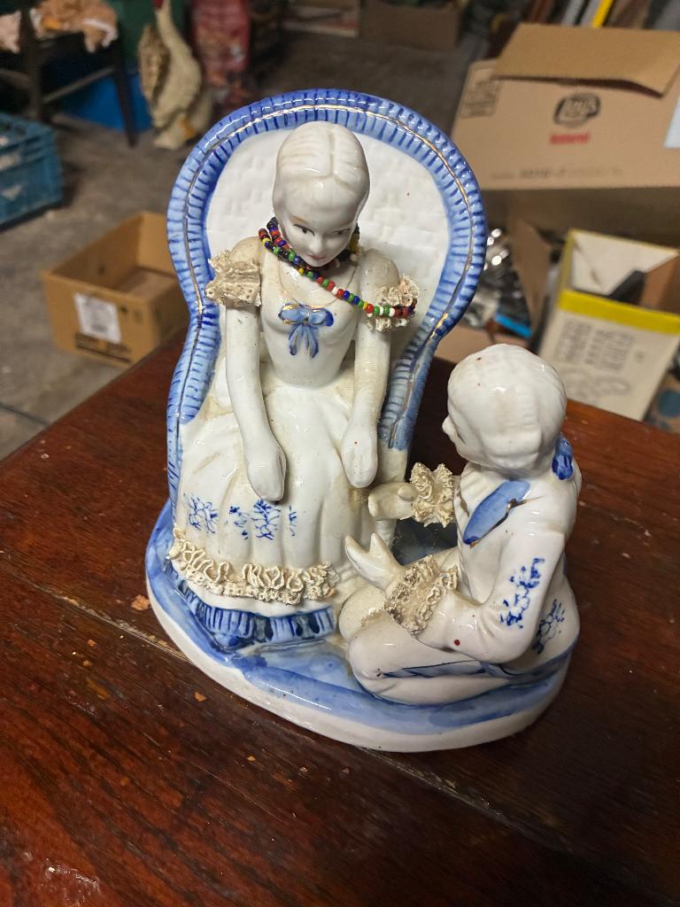 Beeldje Victoriaanse stijl, Enlèvement, Utilisé, Humain