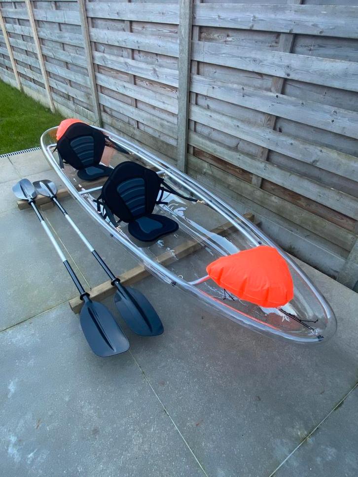 Doorzichtige kano, Watersport en Boten, Kano's, Nieuw, Met peddels, Ophalen