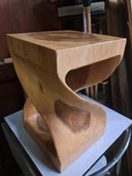 hout meubeltje  tafeltje, Huis en Inrichting, Minder dan 55 cm, Gebruikt, Design, Vierkant