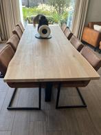 Eiken tafel, Comme neuf, 100 à 150 cm, Chêne, Landelijk