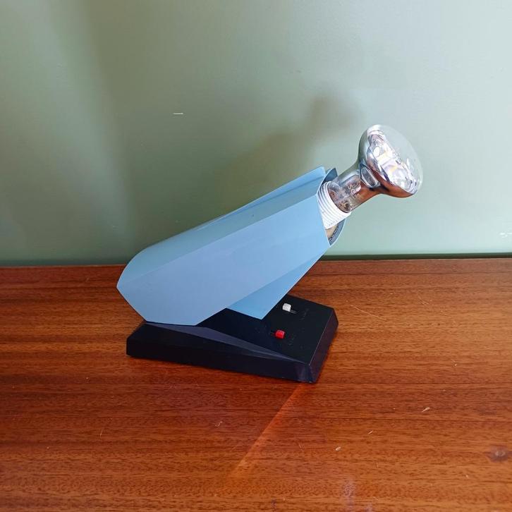 Vintage Space Age lamp, upcycled Moulinex blazer jaren 60, Huis en Inrichting, Lampen | Tafellampen, Ophalen of Verzenden