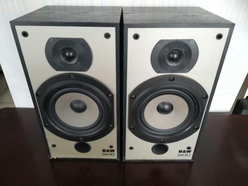 B&W DM110 licht beschadigd, Audio, Tv en Foto, Luidsprekerboxen, Gebruikt, Front, Rear of Stereo speakers, 60 tot 120 watt, Bowers & Wilkins (B&W)
