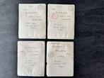 Set van 4 originele veldpostbrieven uit WOI, Ophalen of Verzenden, Landmacht, Overige typen