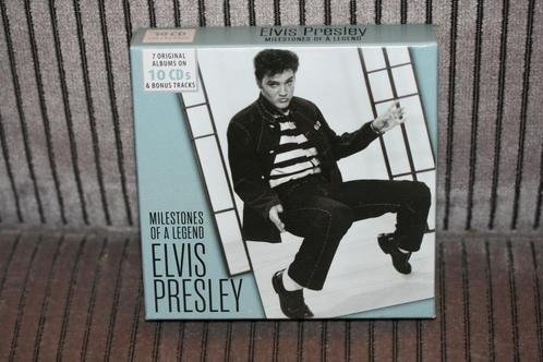 box 10xcd - Elvis Presley – Milestones Of A Legend, Cd's en Dvd's, Cd's | Rock, Gebruikt, Rock-'n-Roll, Ophalen of Verzenden