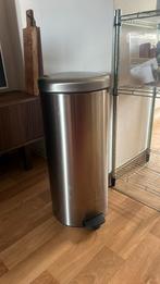 Brabantia pedaalemmer 30 liter, Huis en Inrichting, Ophalen, Zo goed als nieuw, Met pedaal, 50 tot 75 cm