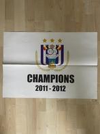 Poster RSC Anderlecht (RSCA), Enlèvement ou Envoi, Comme neuf, Affiche, Image ou Autocollant