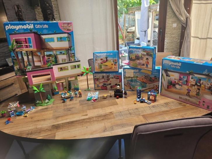 Playmobil city life pakket, Kinderen en Baby's, Speelgoed | Playmobil, Gebruikt, Complete set, Ophalen