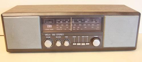 ITT Viola 350 3-Band Stereo Radio / 1985 / Germany, Audio, Tv en Foto, Radio's, Zo goed als nieuw, Radio, Ophalen of Verzenden