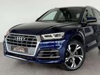 Audi Q5 50TFSiePHEVQuattroFULLS-LINE-1ERPRO-COCKPIT-CAMERA, Auto's, Audi, Automaat, Gebruikt, 4 cilinders, Blauw