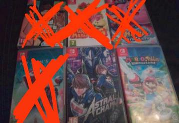Jeux switch, Enlèvement ou Envoi