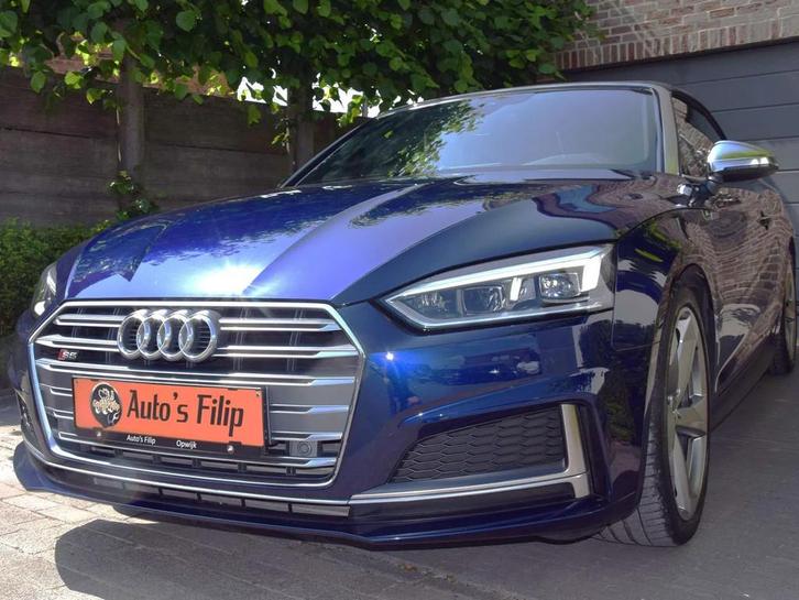 Audi Cabrio S5 Audi S5 als nieuw slechts 23000 km (bj 2018), Auto's, Audi, Bedrijf, Te koop, S5, ABS, Achteruitrijcamera, Airbags