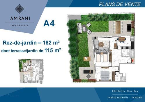 Appartement Haut Standing à Tanger - Malabata, Immo, Projets de nouvelles constructions, Appartement