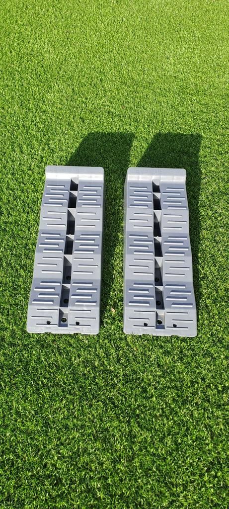 Fiamma Leveller oprijblokken, Caravanes & Camping, Camping-car Accessoires, Comme neuf, Enlèvement