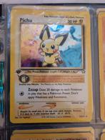 Pichu first edition pokemon, Hobby en Vrije tijd, Verzamelkaartspellen | Pokémon, Ophalen of Verzenden, Zo goed als nieuw