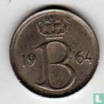 België 25 centimes Legende in Frans - "BELGIQUE", Ophalen of Verzenden, Losse munt