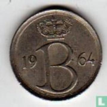 België 25 centimes Legende in Frans - "BELGIQUE" beschikbaar voor biedingen