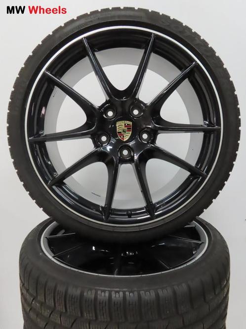 Porsche 20 inch velgen 911 991  2 en 2 S met winterbanden, Auto-onderdelen, Banden en Velgen, Banden en Velgen, Winterbanden, 20 inch